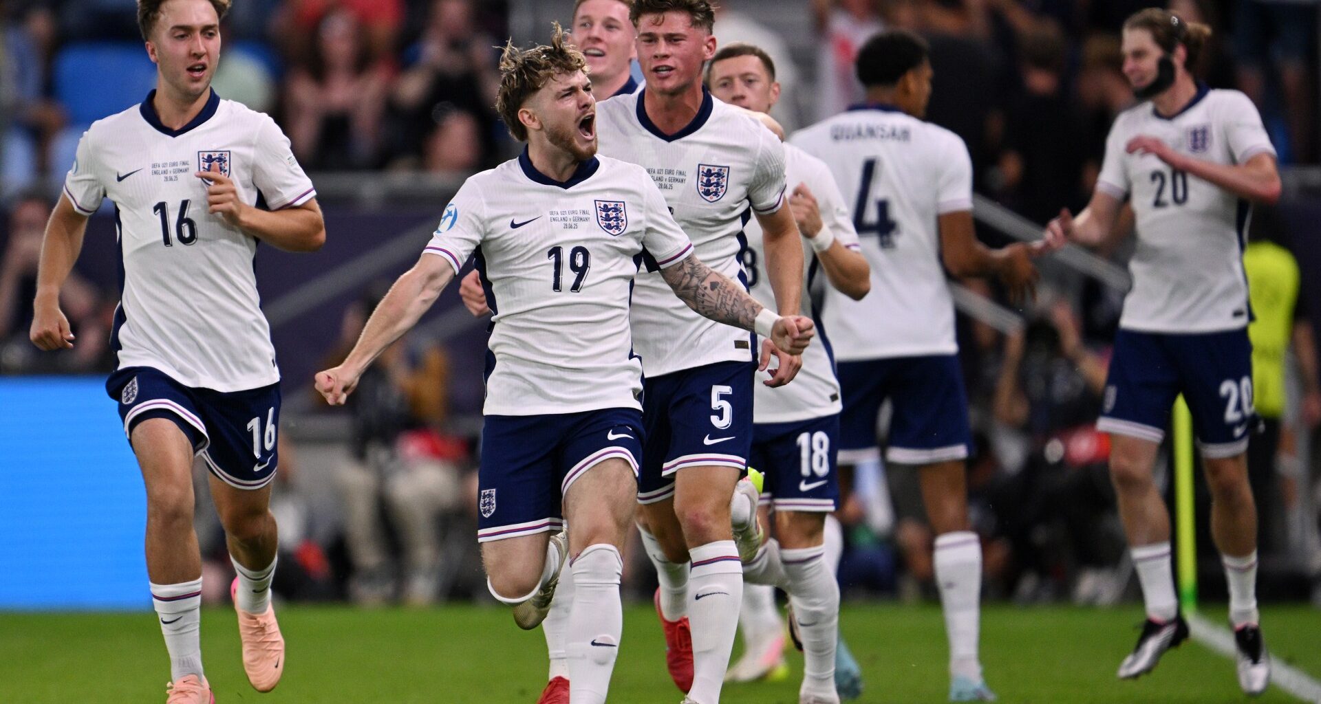 Harvey Elliott overtakes Alan Shearer and ex-Arsenal star as he helps seal U21 final win for England