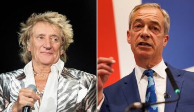 Rod Stewart says he backs Brexit leader Nigel Farage in wide-ranging political discussion