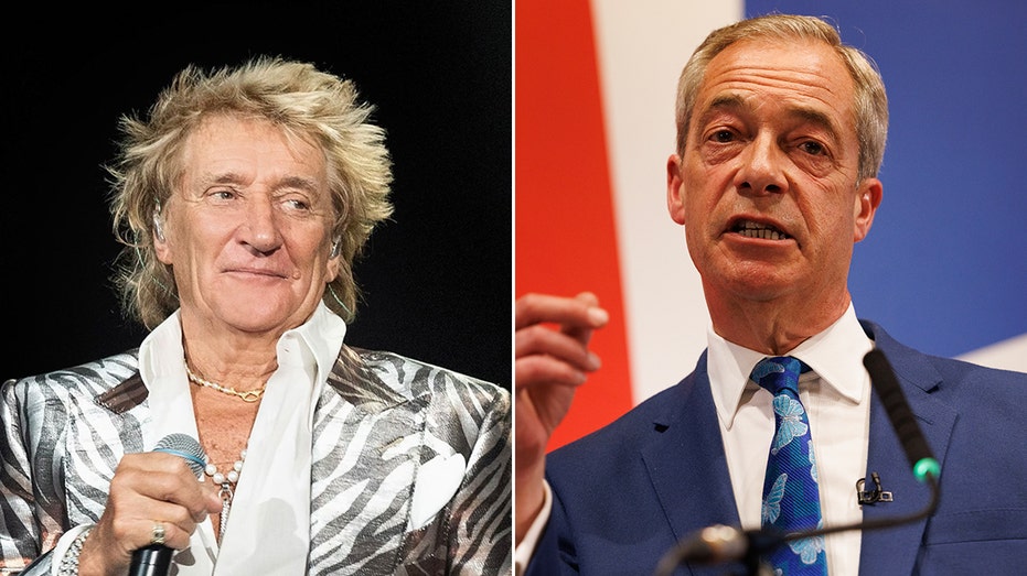 Rod Stewart says he backs Brexit leader Nigel Farage in wide-ranging political discussion