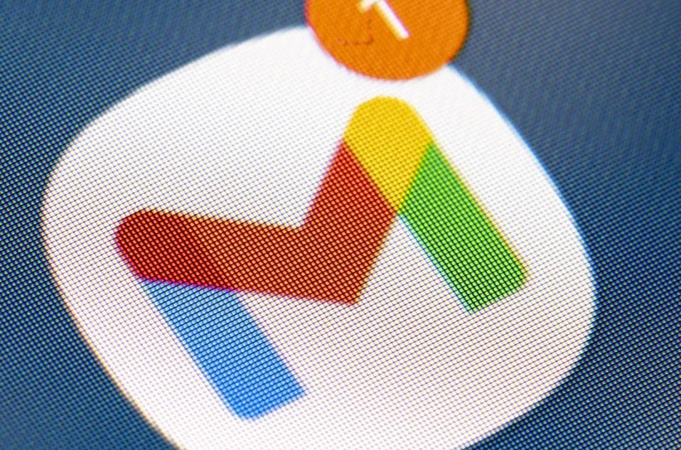 Gmail app on screen.
