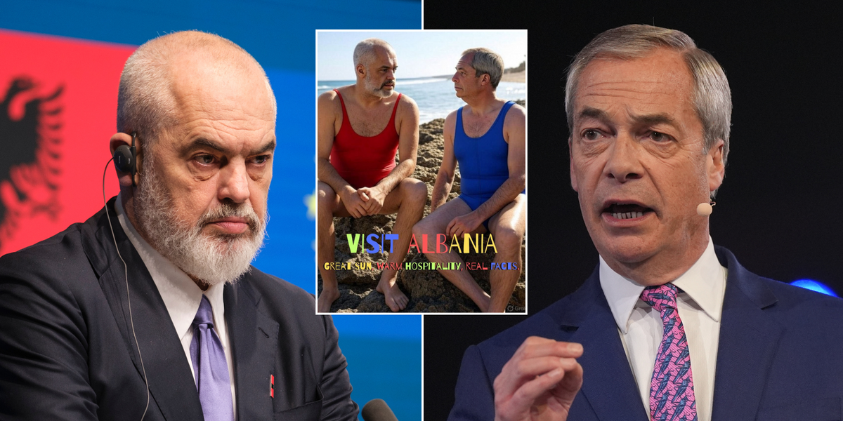 Nigel Farage accused of 'post-Brexit delusion' by furious Albanian PM Edi Rama in fresh twist to international feud