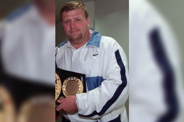 Mark Quinn during his career as a boxing coach on Merseyside 