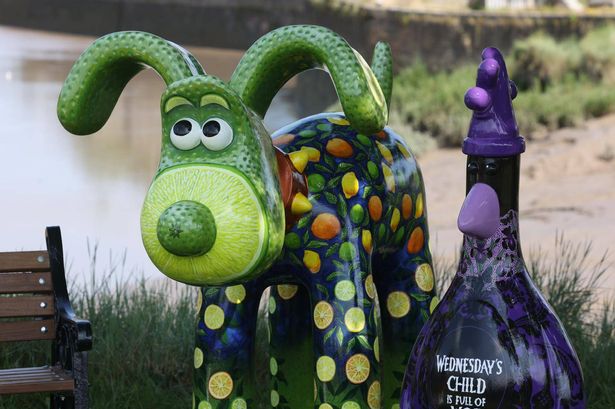 This year's Gromit Unleashed sculptutre trail includes a Wednesday inspired Feathers McGraw
