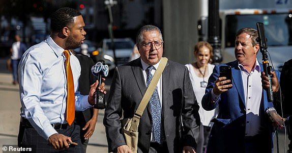 Marc Agnifilo, attorney for Sean "Diddy" Combs, arrives at court for Sean "Diddy" Combs sex trafficking and racketeering conspiracy trial at U.S. court in Manhattan, in New York City, U.S., June 30, 2025. REUTERS/Eduardo Munoz