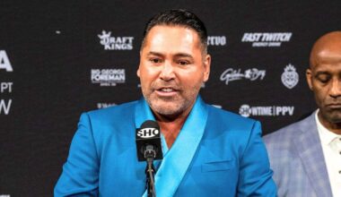 Oscar De La Hoya ‘Dares’ Fighter To Slap Him When He Sees Him: “I’ve Got A Surprise For You”