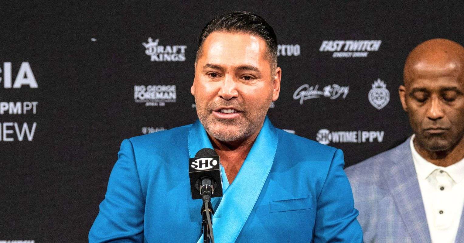 Oscar De La Hoya ‘Dares’ Fighter To Slap Him When He Sees Him: “I’ve Got A Surprise For You”
