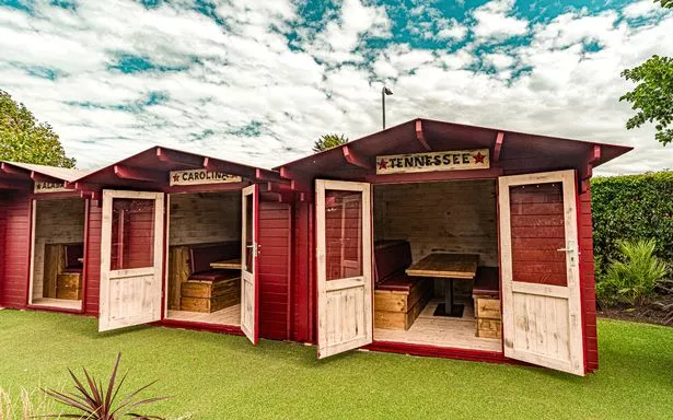 Hickory's Smokehouse huts