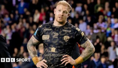 Oliver Holmes after Leigh Leopards' defeat by Wigan Warriors