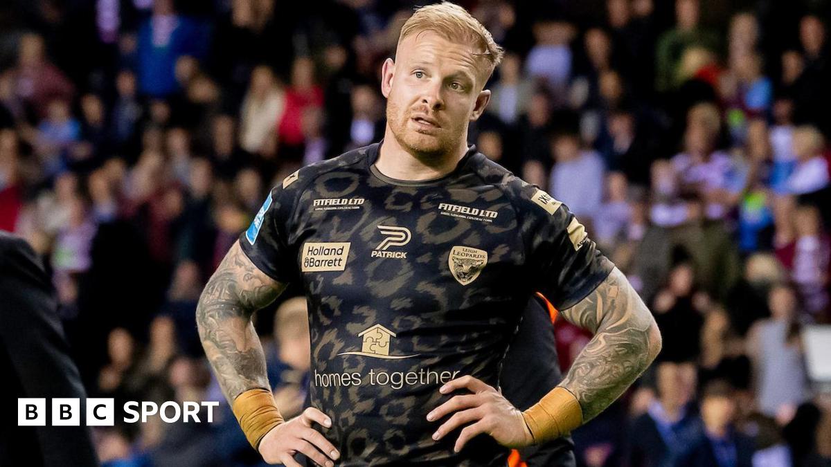 Oliver Holmes after Leigh Leopards' defeat by Wigan Warriors