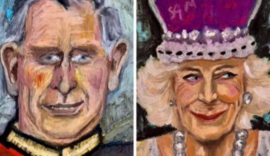 On this day: Simone Malik produces royal portrait with twist