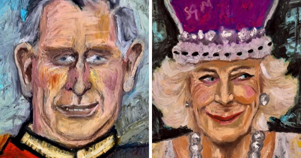 On this day: Simone Malik produces royal portrait with twist