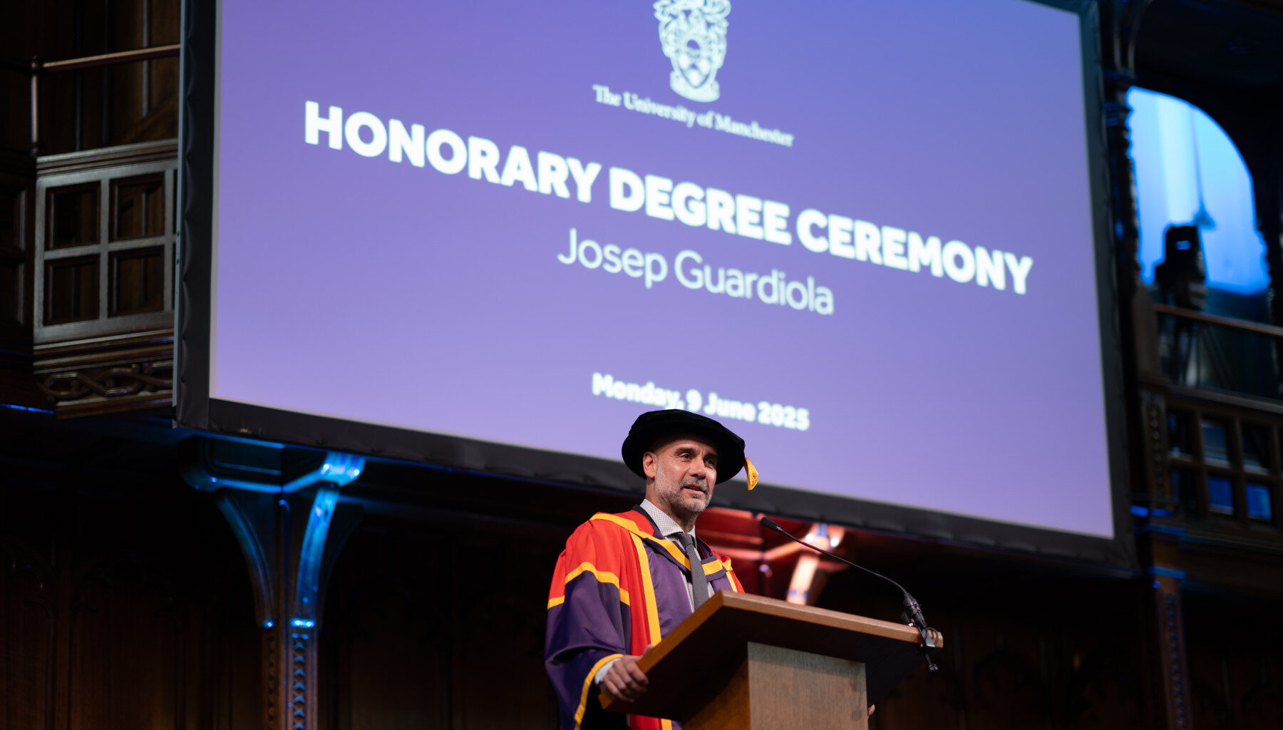 Pep Guardiola Honorary Degree