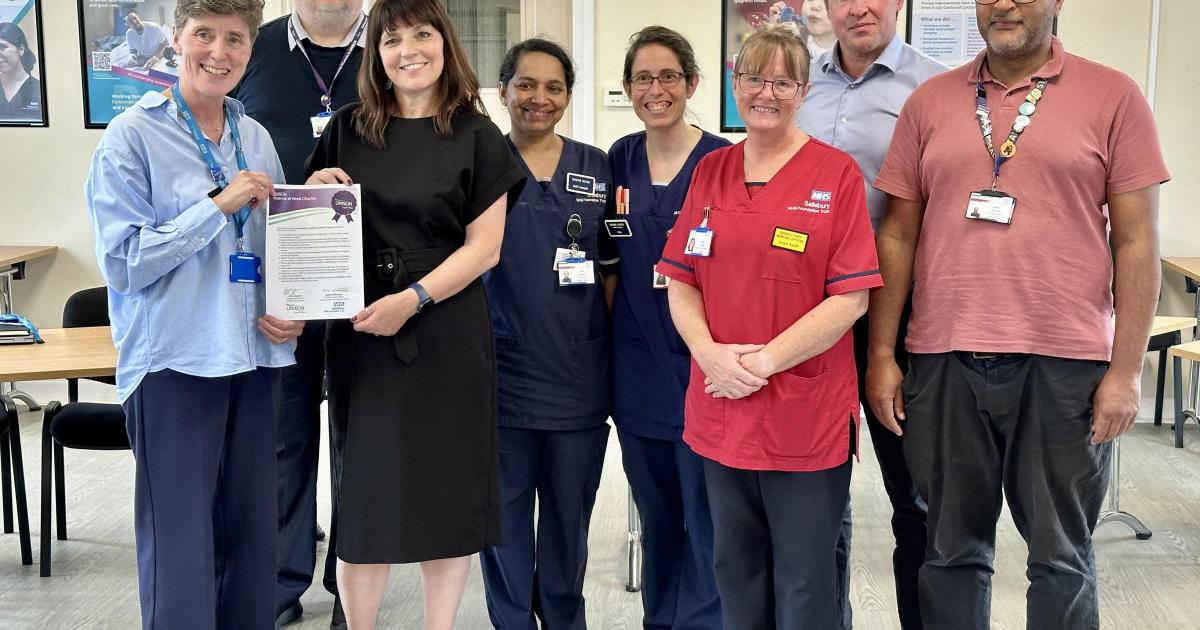 Salisbury NHS Trust signs up to fight violence in workplace
