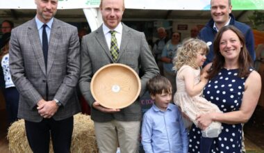 Tregaminion Farm Duchy of Cornwall Award from Prince William
