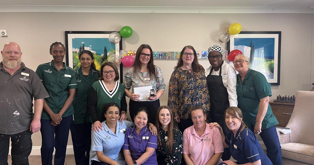 Darlington care home manager celebrates 15 years of service