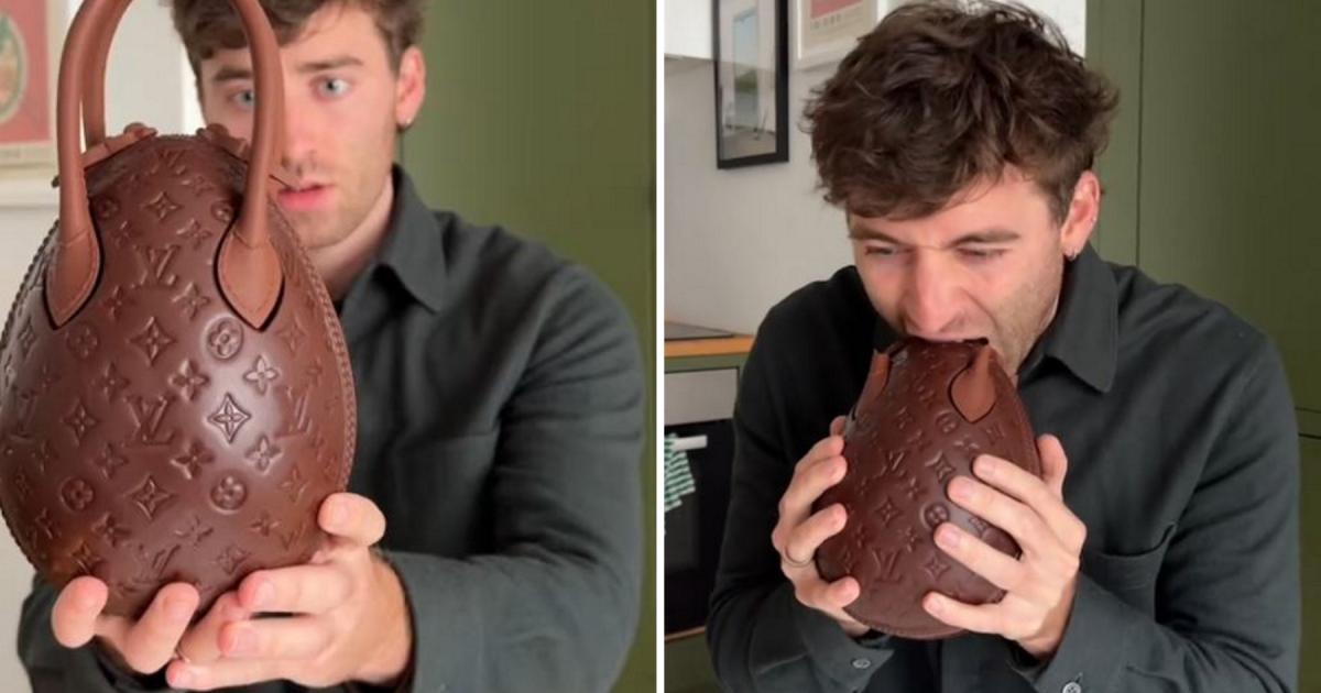 Man spends £850 to try £225 Louis Vuitton chocolate bag