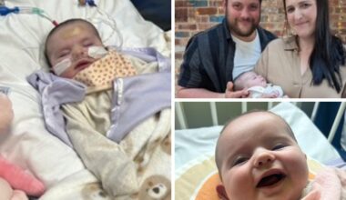 'Perfectly healthy' baby Arabella had to have open-heart surgery
