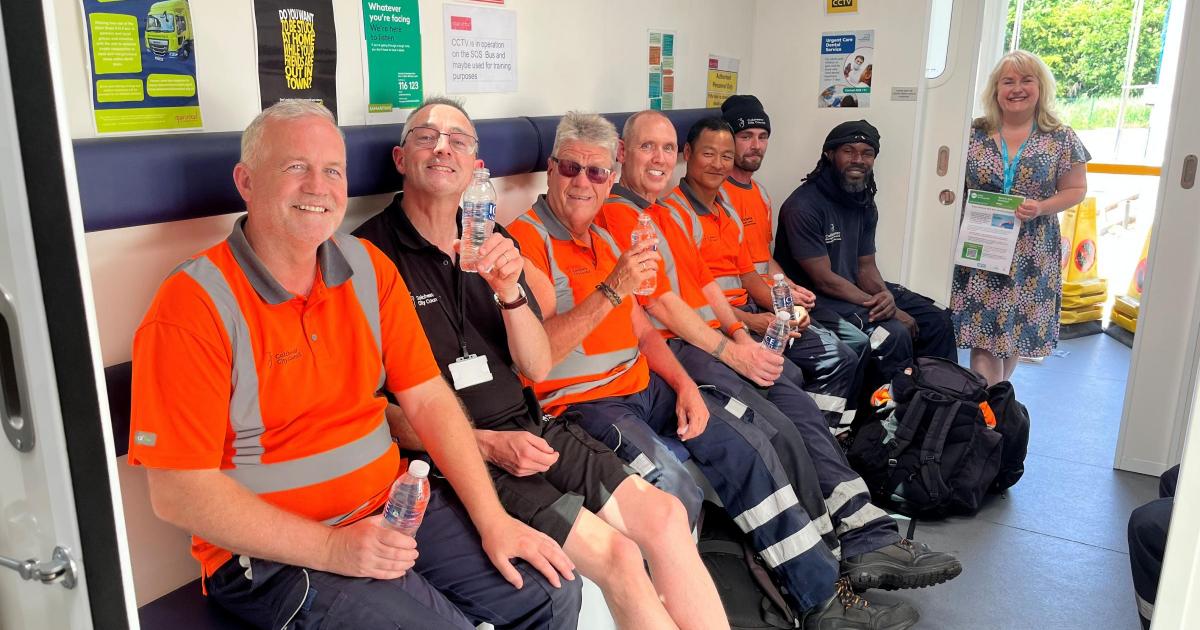 Colchester waste depot staff get free NHS health checks