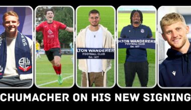 What Bolton Wanderers boss had to say on his five signings