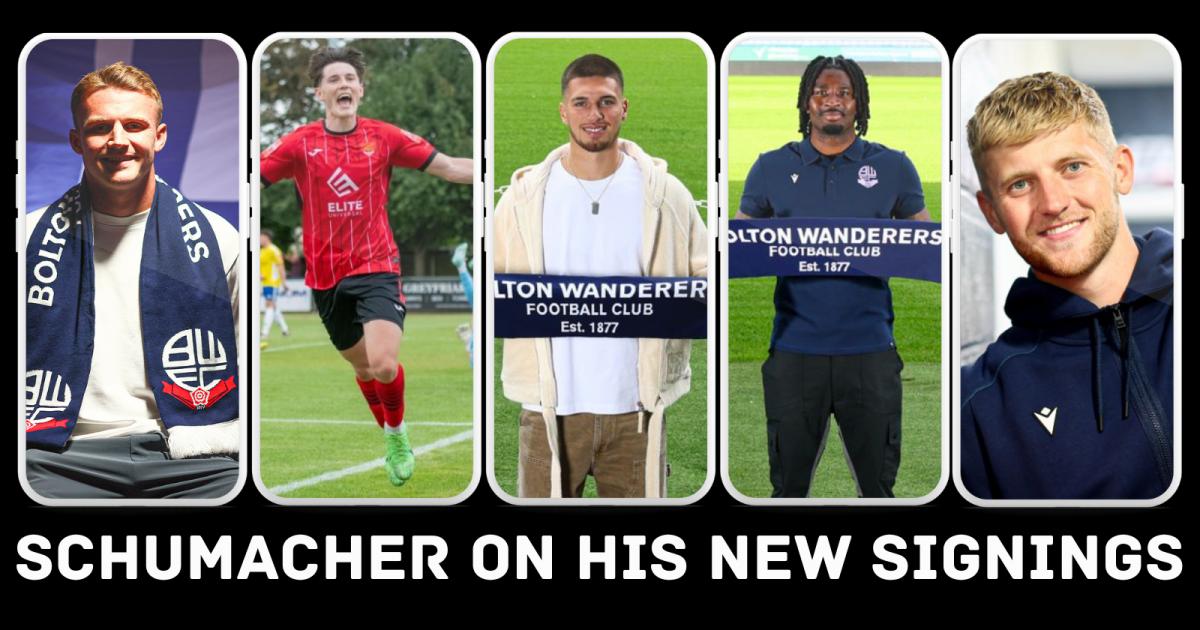 What Bolton Wanderers boss had to say on his five signings