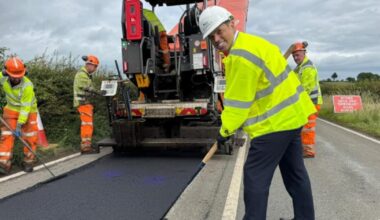 Major resurfacing scheme under way to improve roads in Wales