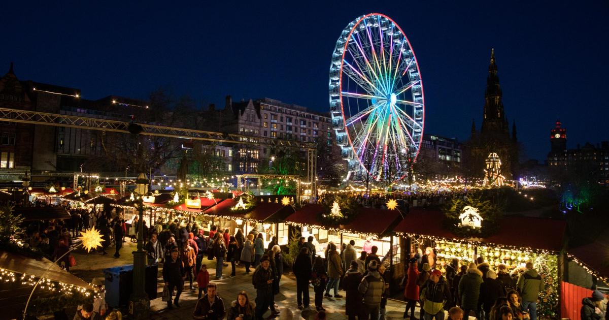 Edinburgh Christmas Market 2025 dates revealed ahead of festive season