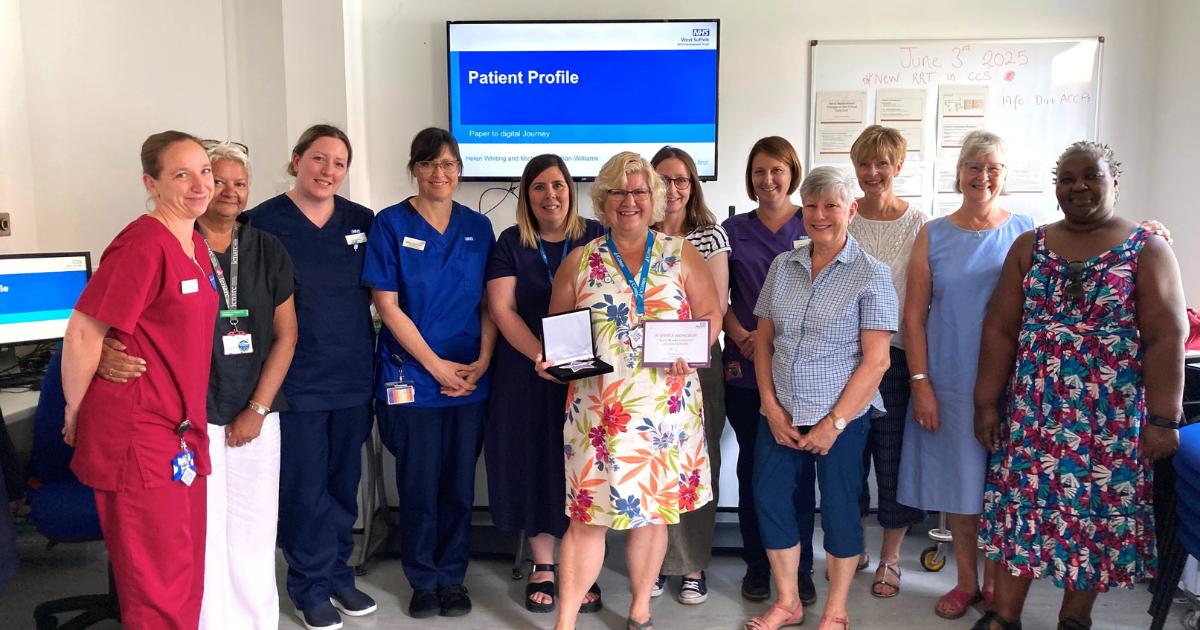 West Suffolk Hospital nurse Helen Whiting wins Cavell Star
