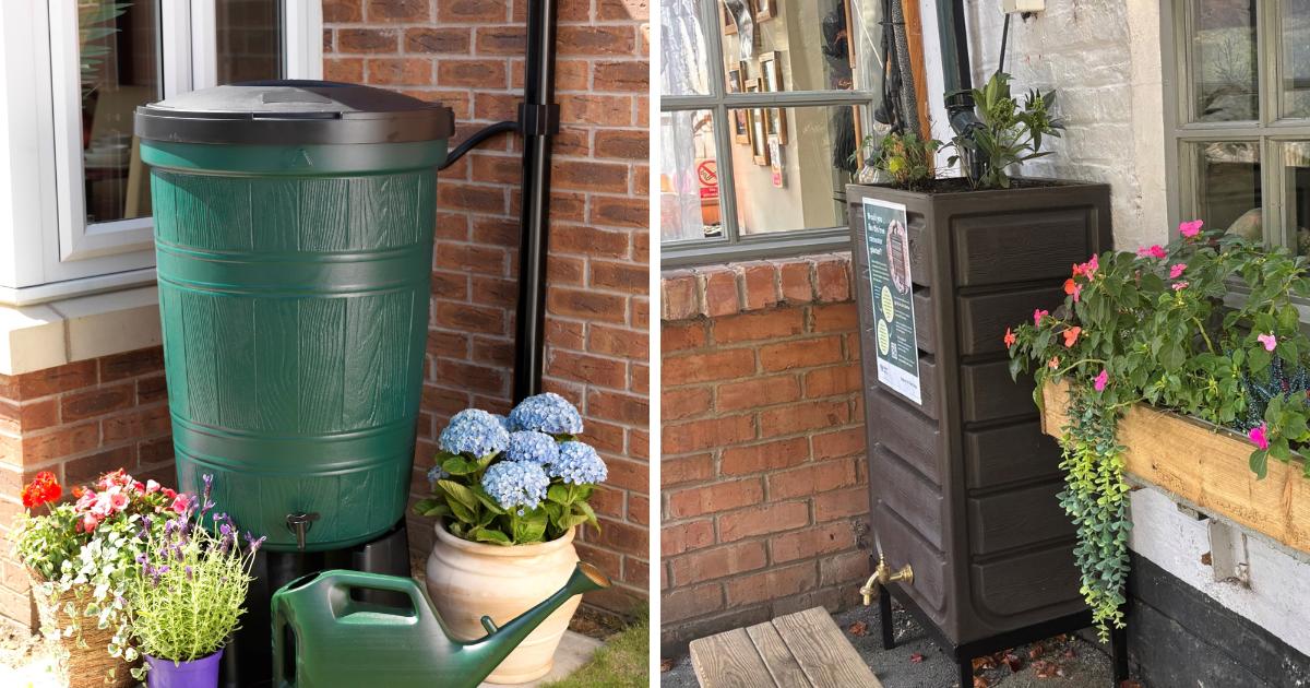United Utilities encourages gardeners to use water butts