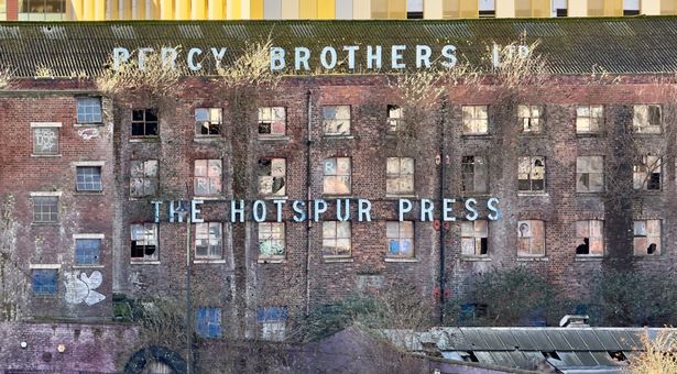 The Hotspur Press building in Manchester was built in the early 1800s