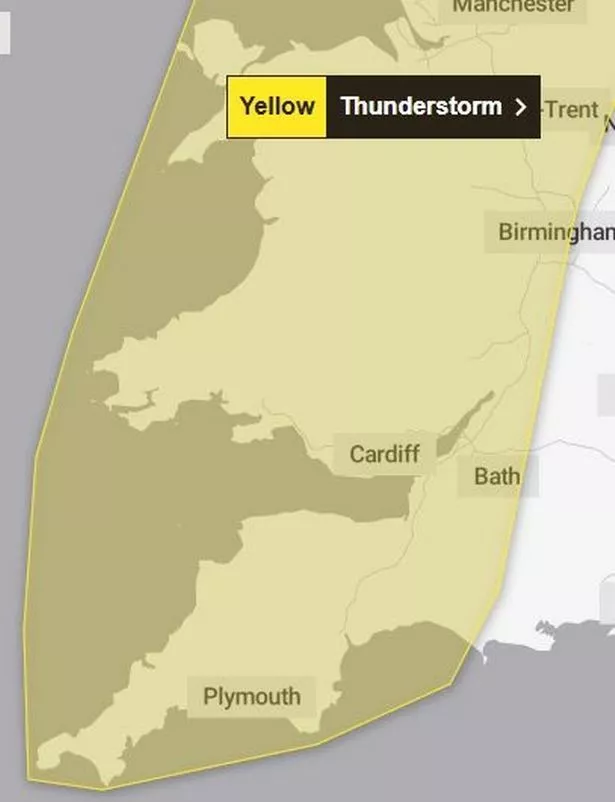 A second weather warning has been issued.