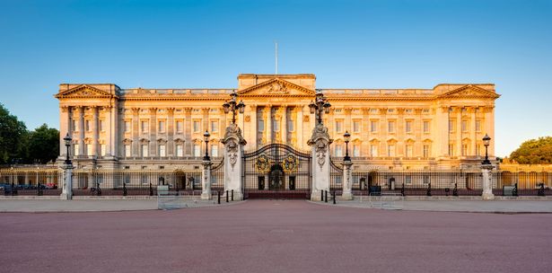 Buckingham Palace at sunrise - London, UK.