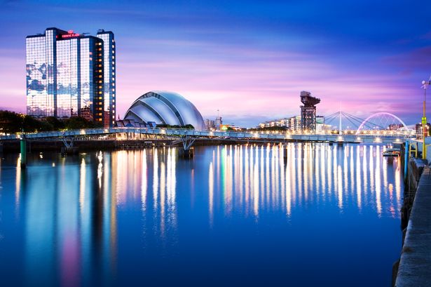A picture of the Glasgow skyline