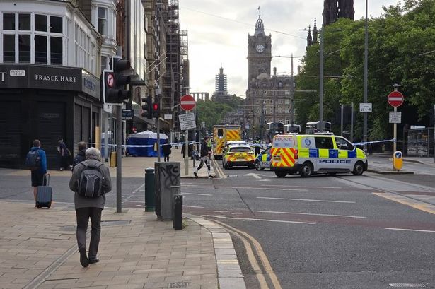 The street has been locked down by police