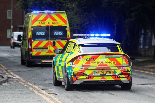 Police and paramedics raced to the scene of the workplace incident