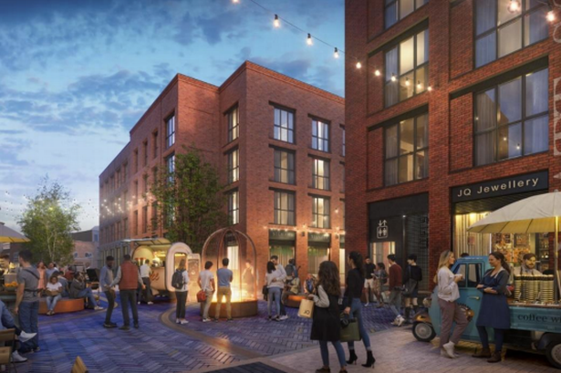A visualisation of the proposed Jewellery Quarter development