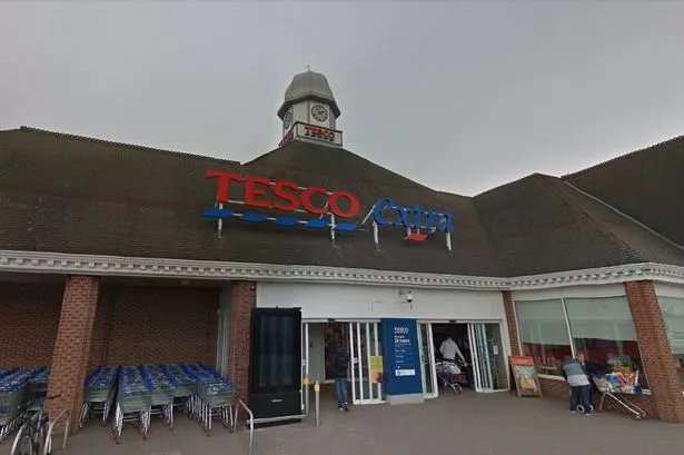 The Tesco store at the Princess Alice Retail Park in New Oscott