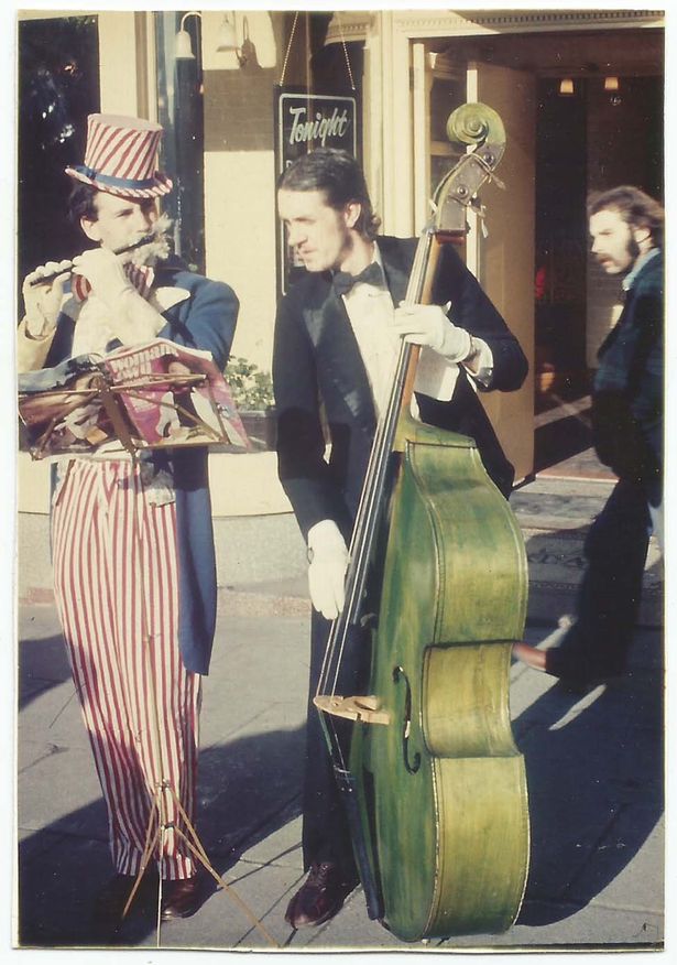 Outside Kirklands in the mid-1970s