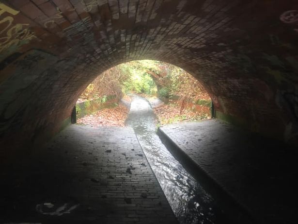 Witch's Tunnel in Platt Fields, Fallowfield, Manchester