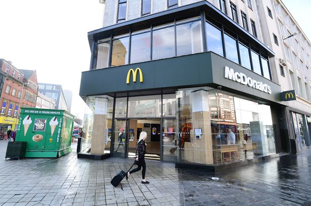 The refurbished McDonald's on Lord Street.
