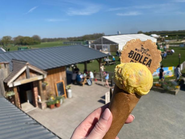 Bidlea Dairy Ice Cream Farm, cafe and shop in Twemlow, Holmes Chapel, Cheshire.