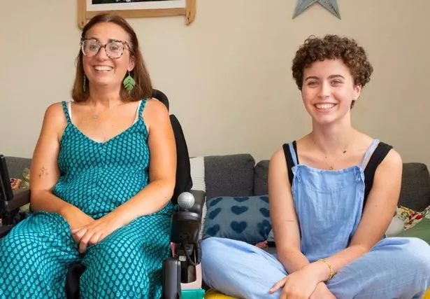 Mum Emma Bray with her 15 year old daughter