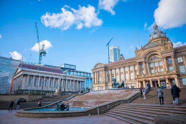 Victoria Square in Birmingham