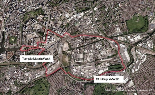 The area included in the regeneration