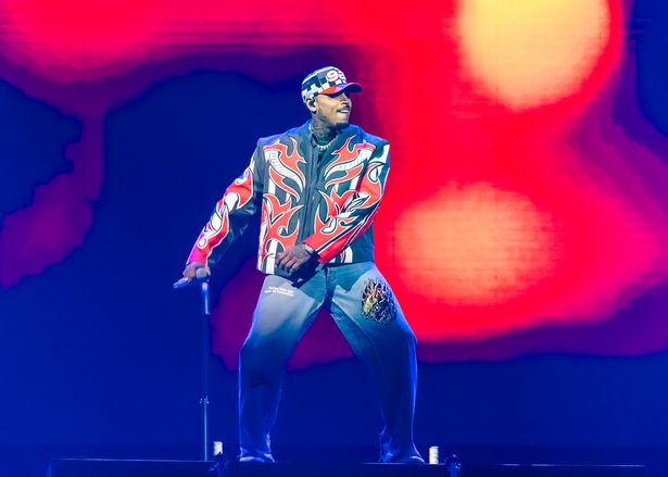 Chris Brown made reference to his recent arrest and charge as he kicked off his 2025 European and UK tour (stock image from April 19, 2025 in Detroit)