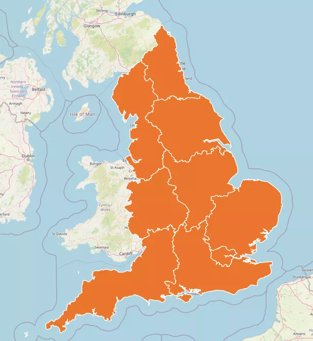 Amber heat-health alerts have been issued across the whole of England