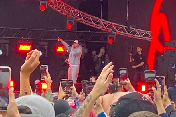Aitch has made a surprise appearance at Parklife 2025