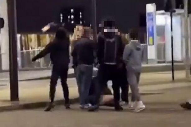 Footage of the incident has been shared online 