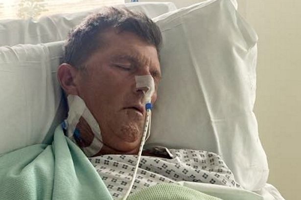 Richard Moore in hospital after returning from his four-star break