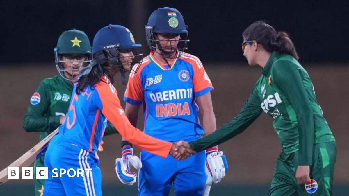 India and Pakistan at the 2024 Women's T20 World Cup in Dubai