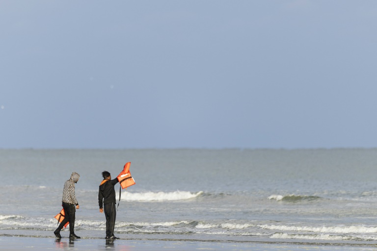 Many migrants dreaming of a better life in Britain gather on the shores of northern France hoping to make the perilous sea crossing (Sameer Al-DOUMY)
